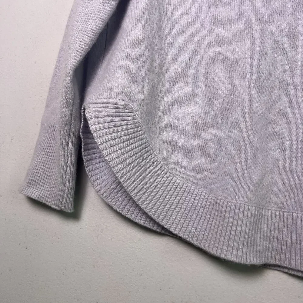 Belle France Women's 2-ply 100% Cashmere Crew Neck Sweater Sz M Quite Luxury